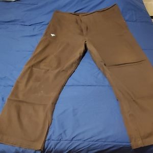 2X Brown Scrub Pants